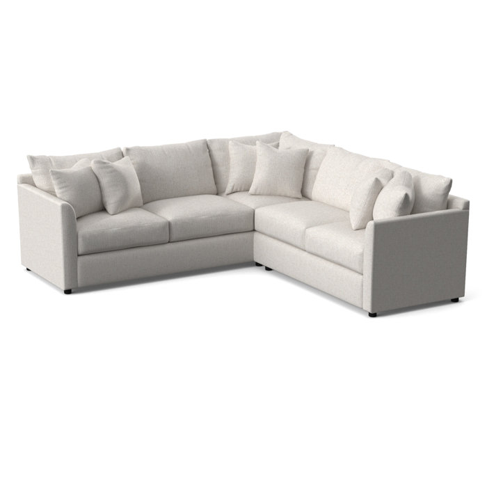 Wayfair Custom Upholstery™ Cecelia 2 Piece Upholstered Sectional